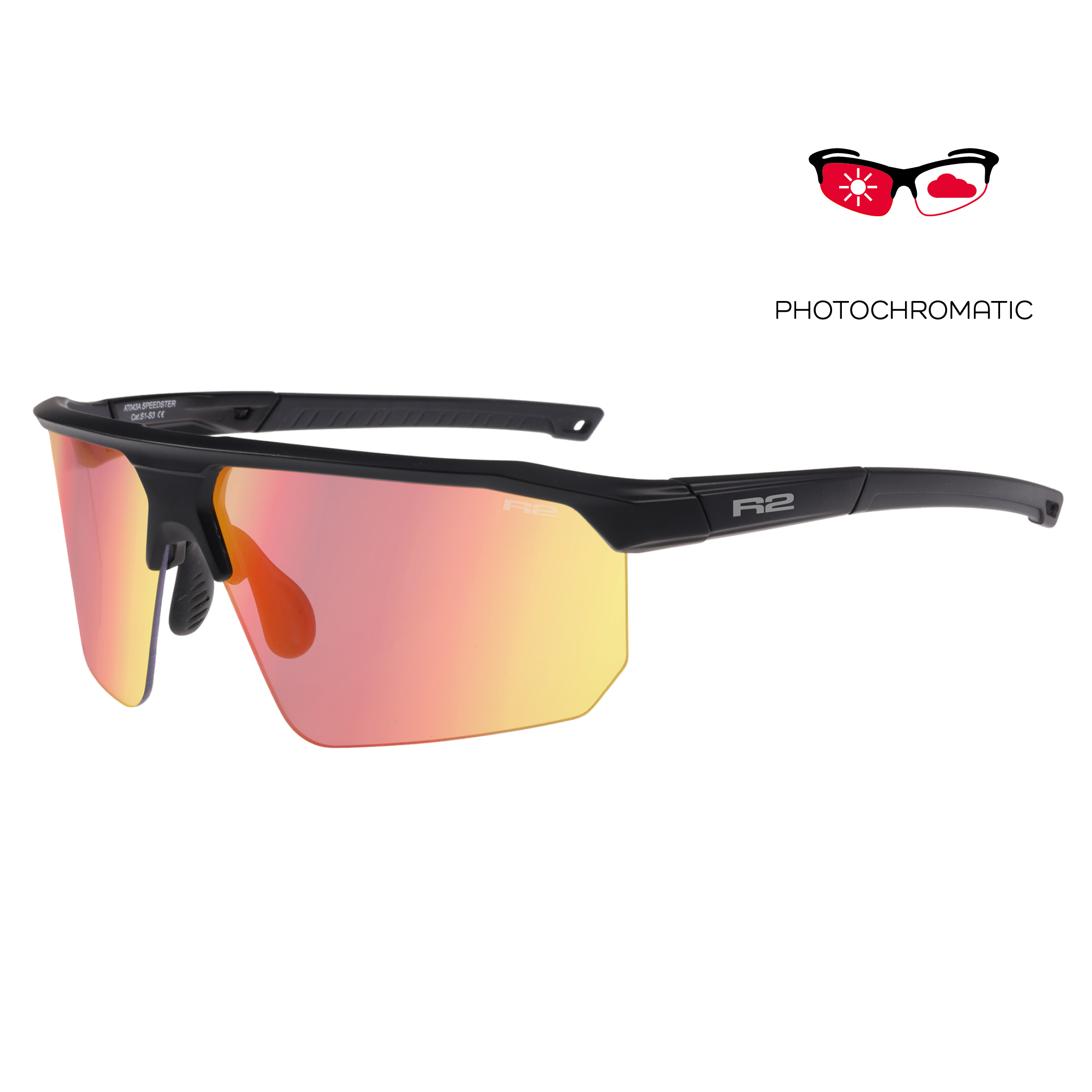 Photochromatic sport sunglasses R2 SPEEDSTER AT043A